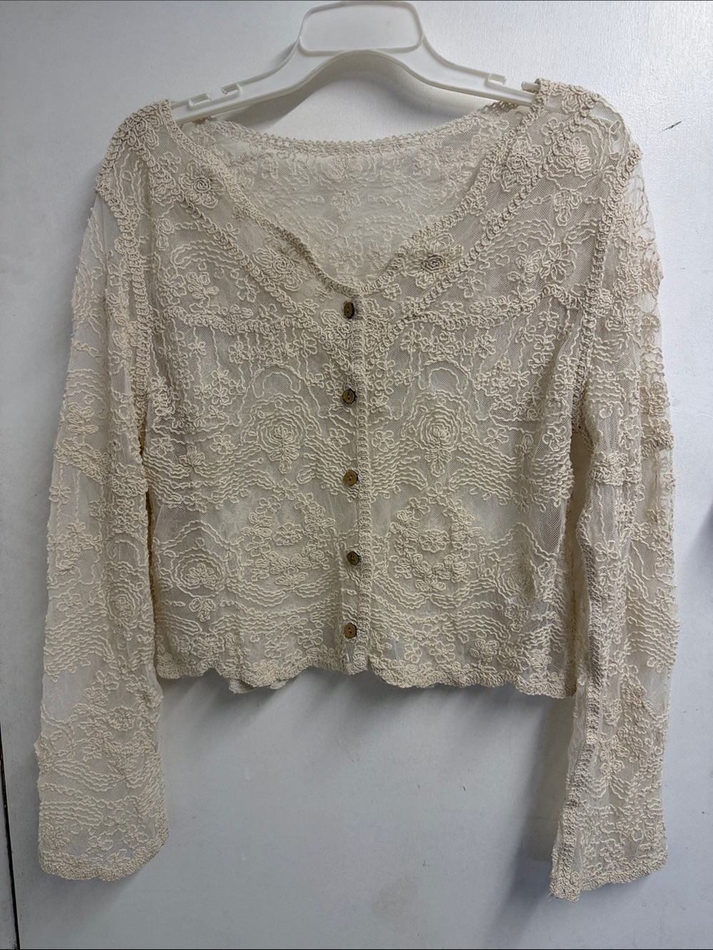 Women's beautiful Lightweight for layering over tops or dresses Cream